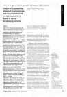 Research paper thumbnail of Effects of lodoxamide, disodium cromoglycate and fluorometholone on tear leukotriene levels in vernal keratoconjunctivitis