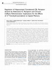 Research paper thumbnail of Regulation of Hippocampal Cannabinoid CB1 Receptor Actions by Adenosine A1 Receptors and Chronic Caffeine Administration: Implications for the Effects of Δ9Tetrahydrocannabinol on Spatial Memory