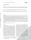 Research paper thumbnail of How does exercise influence fatigue in people with multiple sclerosis?