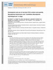 Research paper thumbnail of Development and use of real-time PCR to detect and quantify Mycoplasma haemocanis and “Candidatus Mycoplasma haematoparvum” in dogs