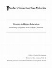 Research paper thumbnail of Diversity in Higher Education: Promoting Acceptance in the College Classroom