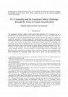 Research paper thumbnail of EU Citizenship and the European Federal Challenge through the Prism of Family Reunification