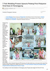 Research paper thumbnail of 7 Foto Wedding Prosesi Upacara Pedang Pora Pelayaran Ovie+Iwan di Temanggung