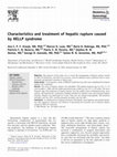 Research paper thumbnail of Characteristics and treatment of hepatic rupture caused by HELLP syndrome