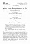 Research paper thumbnail of Challenges to Proponents of Common Property Recource Systems: Despairing Voices from the Social Forests of Zimbabwe