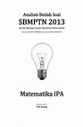 Research paper thumbnail of Analisis Bedah Soal SBMPTN 2013 Matematika IPA