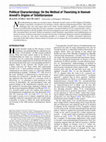 Research paper thumbnail of Political Characterology: On the Method of Theorizing in Hannah Arendt's Origins of Totalitarianism