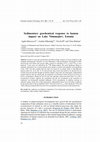 Research paper thumbnail of Sedimentary geochemical response to human impact on Lake Nõmmejärv, Estonia