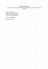 Research paper thumbnail of Master Thesis Summary: Interventions for prevention of occupational psychosocial damage – Study of psychosocial risk evaluation (Audit)