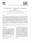 Research paper thumbnail of Acute effects of nitrite on ion regulation in two neotropical fish species