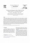 Research paper thumbnail of Genotoxic and mutagenic effects of diesel oil water soluble fraction on a neotropical fish species