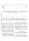 Research paper thumbnail of Measurement of the W charge asymmetry in the W → μ ν decay mode in pp collisions at s = 7 TeV with the ATLAS detector