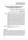 Research paper thumbnail of Economic and Strategic Expectations from Trans Anatolian Natural Gas Pipeline Project