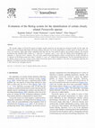 Research paper thumbnail of Evaluation of the Biolog system for the identification of certain closely related Pasteurella species