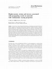 Research paper thumbnail of Displacements, strains and stresses associated with propagating cracks in materials with continuously varying properties