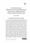 Research paper thumbnail of All in the Seventies. Riflessioni sul cronotopo della sitcom americana e la rappresentazione mimetica della realtà