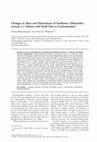 Research paper thumbnail of Changes in mass and dimensions of sunflower ( Helianthus annuus L.) Achenes and seeds due to carbonization