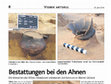 Research paper thumbnail of Visbeker Bestattungen bei den Gräbern der Ahnen. Die Menschen des frühen Mittelalters orientierten sich bewusst an älteren Gräbern, in: Visbek aktuell 23 (Juli 2016) 8 (newspaper article).