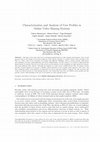 Research paper thumbnail of Characterization and Analysis of User Profiles in Online Video Sharing Systems