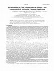 Research paper thumbnail of Self-assembling of Gold Nanoparticles on Si-based Laser Nanotextured 1D Surface for Plasmonic Application