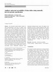 Research paper thumbnail of Auditory universal accessibility of data tables using naturally derived prosody specification