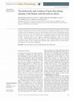 Research paper thumbnail of The biodiversity and evolution of lactic flora during ripening of the Iranian semisoft Lighvan cheese