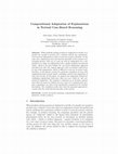 Research paper thumbnail of Compositional Adaptation of Explanations in Textual Case-Based Reasoning