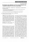 Research paper thumbnail of Development and Application of a New General Method for the Asymmetric Synthesis of s yn - and a nti -1,3Amino Alcohols