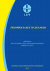 Research paper thumbnail of Panduan Penulisan Karya Ilmiah LIPI.pdf