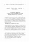 Research paper thumbnail of Crocodyliform affinities for Kemkemia auditorei Cau & Maganuco, 2009 from the Late Cretaceous of Morocco