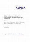 Research paper thumbnail of Zakah Management for Poverty Alleviation in Indonesia and Brunei Darussalam (MPRA Paper No. 69646)