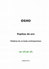 Research paper thumbnail of OSHO Pepitas de oro Palabras de un buda contemporáneo Pepitas de oro