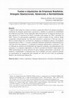 Research paper thumbnail of Fusões e Aquisições de Empresas Brasileiras: Sinergias Operacionais, Gerenciais e Rentabilidade