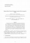 Research paper thumbnail of Human Head Natural Protection Against Electromagnetic Fields