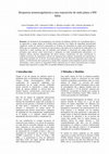 Research paper thumbnail of Respuesta termorregulatoria a una exposición de onda plana a 900 MHz