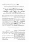 Research paper thumbnail of Relationship between tensile stress and plaque growth after balloon angioplasty treated with and without intracoronary beta-brachytherapy