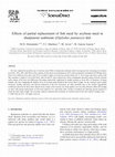 Research paper thumbnail of Effects of partial replacement of fish meal by soybean meal in sharpsnout seabream ( Diplodus puntazzo) diet