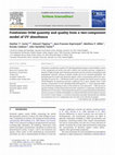 Research paper thumbnail of Freshwater DOM quantity and quality from a two-component model of UV absorbance