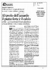 Research paper thumbnail of Azzardo: si divorerà il calcio