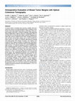 Research paper thumbnail of Intraoperative Evaluation of Breast Tumor Margins with Optical Coherence Tomography