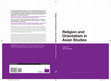 Research paper thumbnail of Religion and Orientalism in Asian Studies (Bloomsbury, 2016)