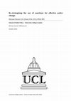 Research paper thumbnail of Re-strategizing the use of sanctions for effective policy change