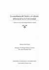 Research paper thumbnail of La enseñanza del límite y el cálculo diferencial: análisis en clave del Enfoque Histórico Cultural