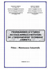 Research paper thumbnail of Programme MI 2013