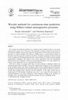 Research paper thumbnail of Wavelet methods for continuous-time prediction using Hilbert-valued autoregressive processes