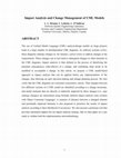 Research paper thumbnail of Impact Analysis and Change Management of UML Models