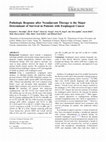 Research paper thumbnail of Pathologic Response after Neoadjuvant Therapy is the Major Determinant of Survival in Patients with Esophageal Cancer