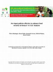 Research paper thumbnail of Are input policies effective to enhance food security in Kenya? A CGE Analysis