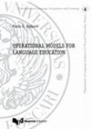 Research paper thumbnail of Operational models for language education