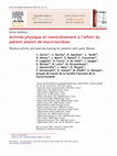 Research paper thumbnail of Activité physique et réentraînement à l’effort du patient atteint de mucoviscidose